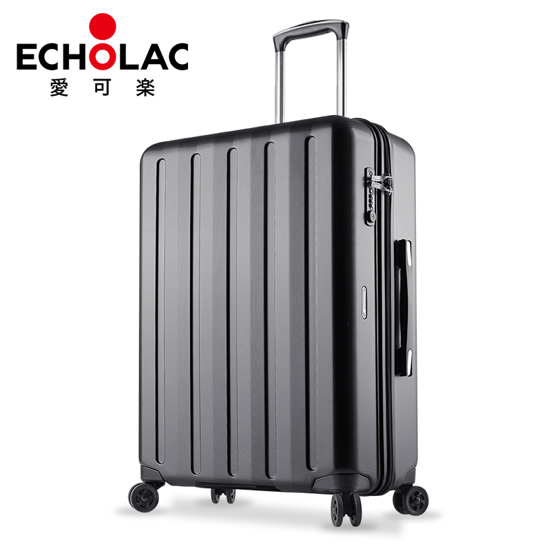 Echolac/爱可乐明星同款防刮行李箱PC万向轮拉杆箱男女旅行箱